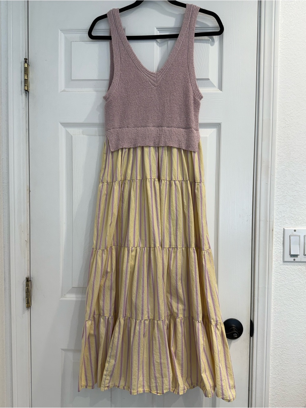 En Saison Mixed Media Dress Small